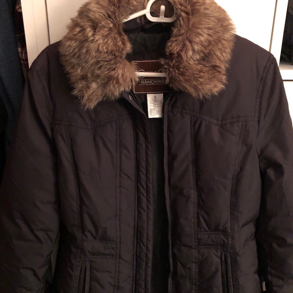 Fur Collar Cripple Creek Ranchwear Coat